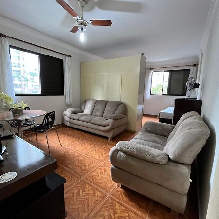 Sala living próximo a praia Appartamento Santos  Esterno foto