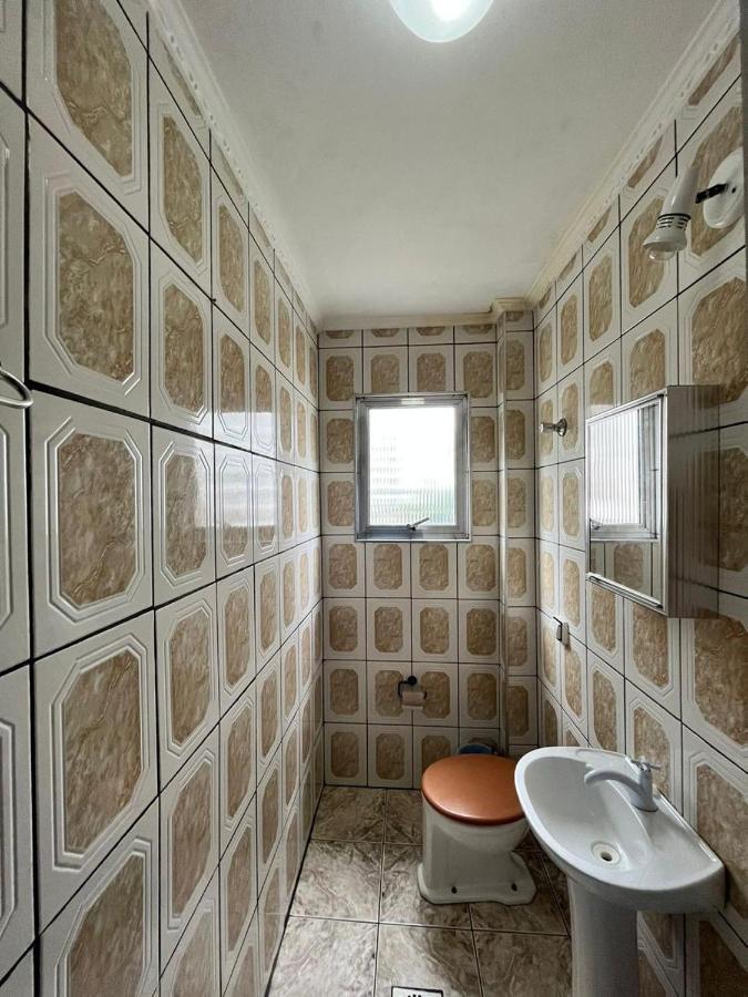 Sala living próximo a praia Appartamento Santos  Esterno foto
