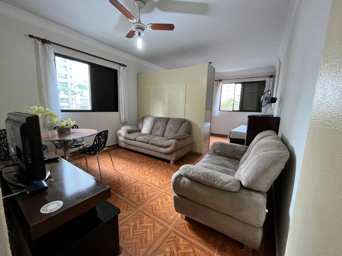 Sala living próximo a praia Appartamento Santos  Esterno foto