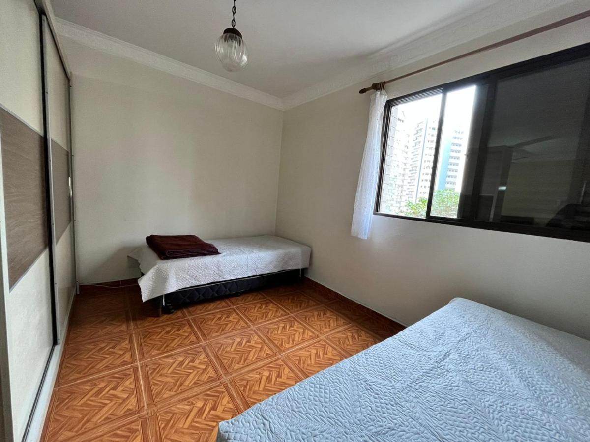 Sala living próximo a praia Appartamento Santos  Esterno foto