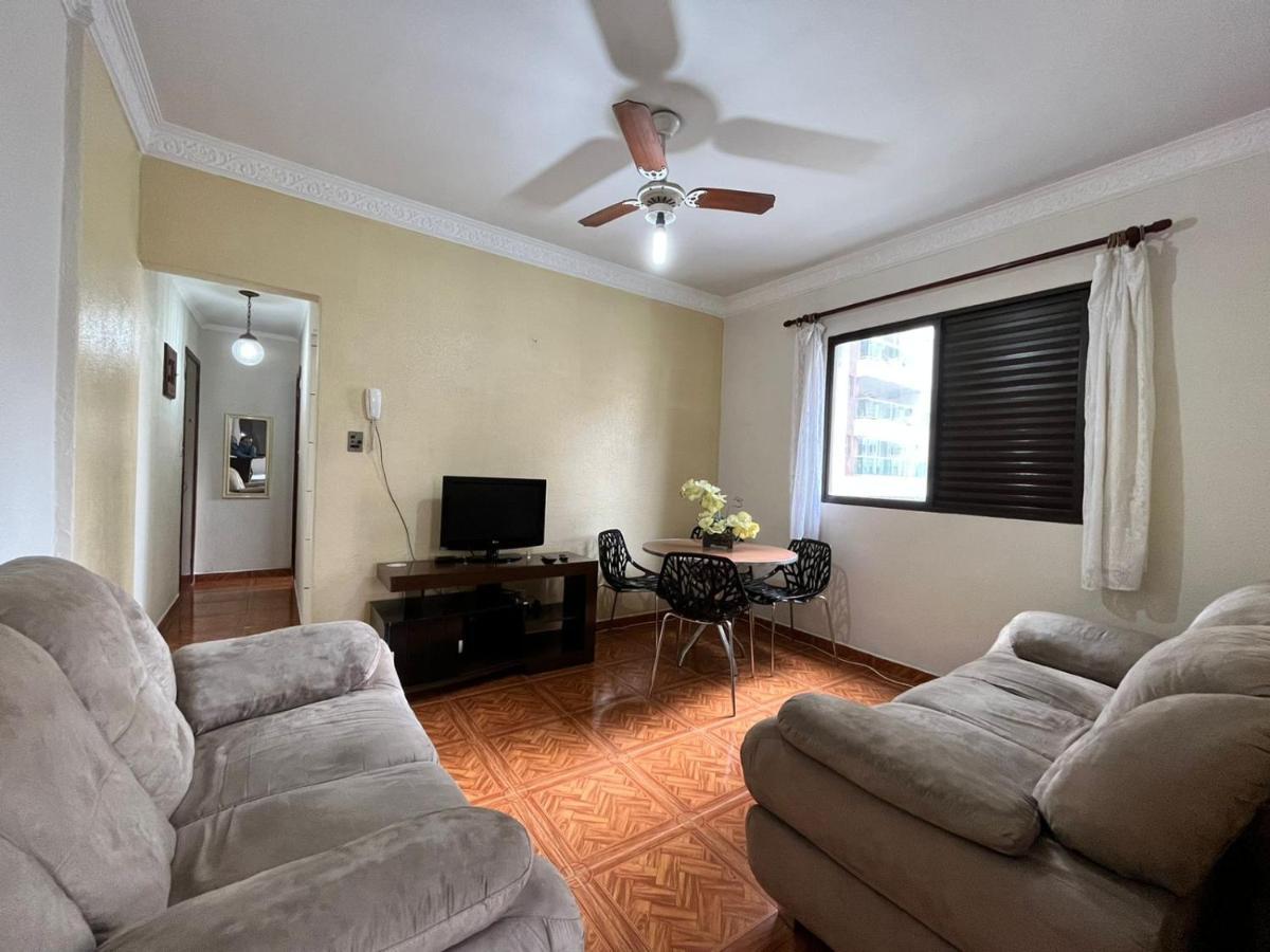 Sala living próximo a praia Appartamento Santos  Esterno foto